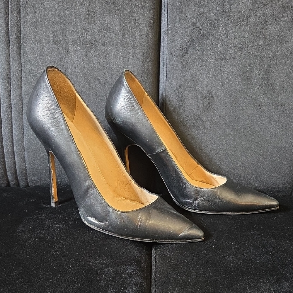 Manolo Blahnik Black Heels Euro Size 35
